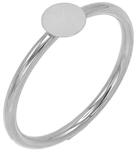 JVD Strieborný minimalistický prsteň SVLR0245XH200 52 mm