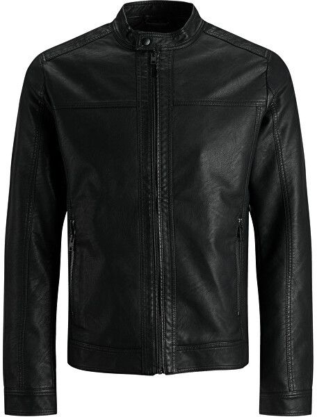 Jack&Jones Pánska bunda JJEWARNER JACKET Noosa 12182461 Black S