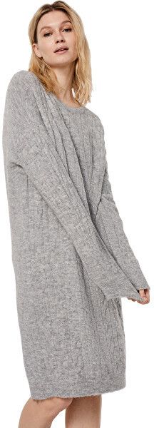 Vero Moda Dámske šaty VMSIMONE 10249118 Light Grey Melange M