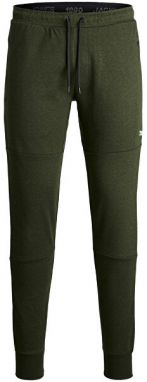 Jack&Jones Pánske tepláky JPSTWILL 12184970 Deep Lichen Green M