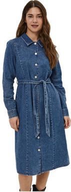 Vero Moda Dámske šaty VMPINA 10256355 Medium Blue Denim M