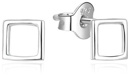 Beneto Minimalistické strieborné náušnice kôstky AGUP843L