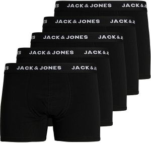 Jack&Jones PLUS 5 PACK - pánske boxerky JACBASIC 12202879 Black 3XL