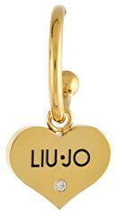 Liu.JO Romantická pozlátená single náušnice 2v1 Brilliant LJ1655