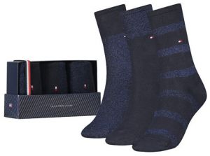 Tommy Hilfiger 3 PACK - dámske ponožky 701210532 Navy 39-42