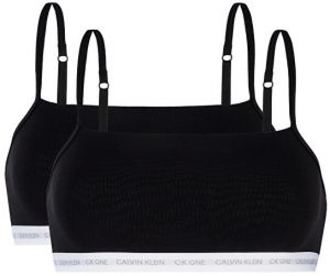 Calvin Klein 2 PACK - dámska podprsenka CK One Bralette QF6040E-001 S