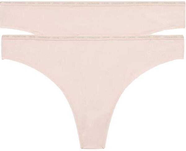 Calvin Klein 2 PACK - dámske tangá CK One PLUS SIZE QD3952E-W5I XXL