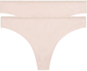 Calvin Klein 2 PACK - dámske tangá CK One PLUS SIZE QD3952E-W5I XXL