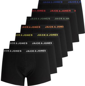 Jack&Jones 7 PACK - pánske boxerky JACBASIC 12165587 Black L