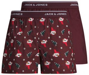 Jack&Jones 2 PACK - pánske trenírky JACMAX 12197812 Rhododendron M