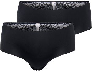 ONLY CARMAKOMA 2 PACK - dámske nohavičky CARCHLOE 15251416 Black 5XL/6XL