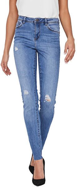Vero Moda Dámske džínsy VMTANYA Skinny Fit 10228784 Medium Blue Denim M/30