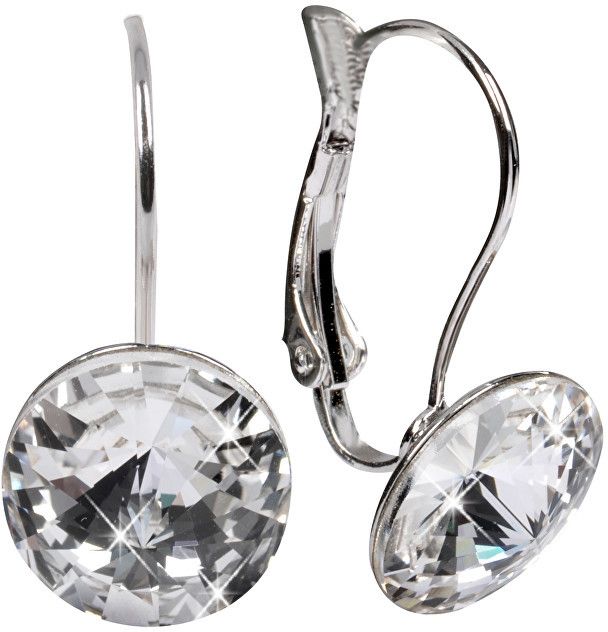 Troli Náušnice Rivoli 12 mm Crystal