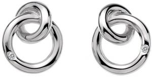 Hot Diamonds Náušnice Eternity Interlocking Stud DE308