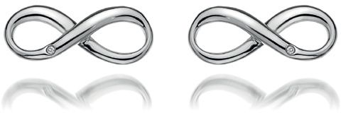 Hot Diamonds Strieborné náušnice Hot Diamonds Infinity DE390