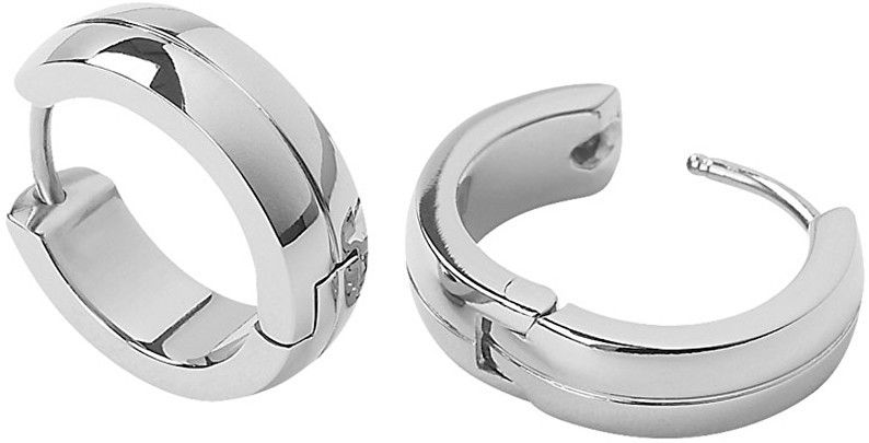 Boccia Titanium Lesklé náušnice krúžky z titánu 0539-05
