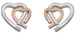 Hot Diamonds Dámske bicolor náušnice Hot Diamonds Love DE532