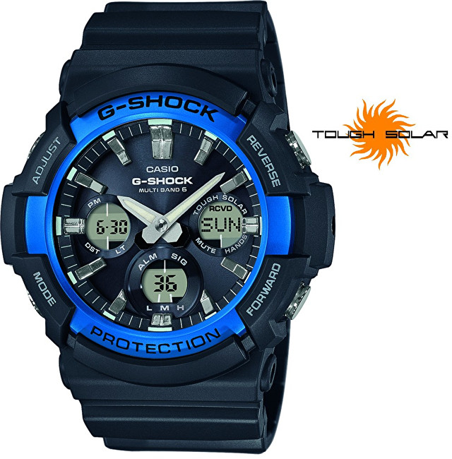 Casio The G/G-SHOCK GAW-100B-1A2 Rádiově řízené (445)