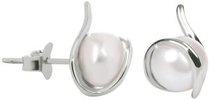 JwL Luxury Pearls Módne náušnice zo striebra s pravou perlou JL0401