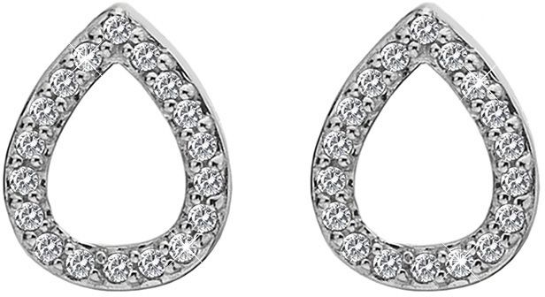 Hot Diamonds Strieborné náušnice slzičky Micro Bliss DE555