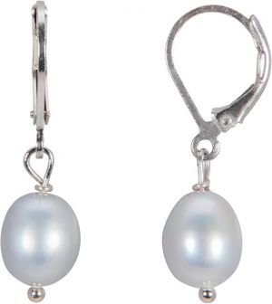 JwL Luxury Pearls Strieborné náušnice s pravou perlou JL0492