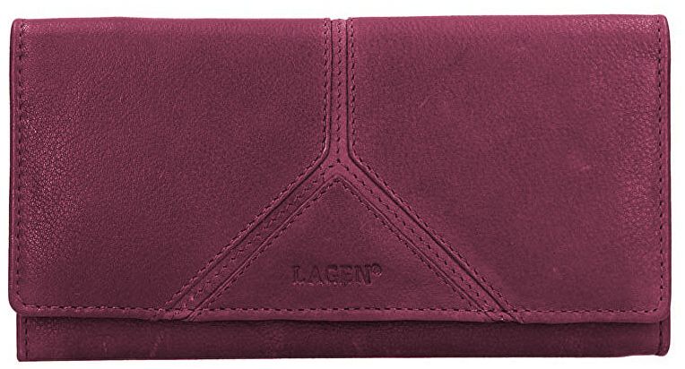 Lagen Dámska kožená peňaženka 51454 Red
