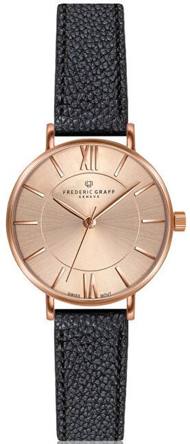 Frederic Graff Shispare Black Leather Strap FCG-B034R