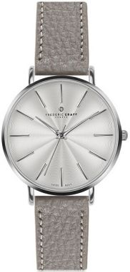 Frederic Graff Silver Monte Rosa Lychee grey Leather FAL-B015S