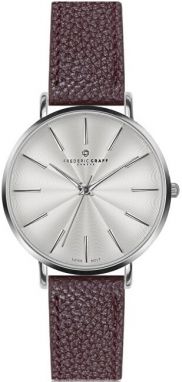 Frederic Graff Silver Monte Rosa Lychee bordeaux Leather FAL-B016S