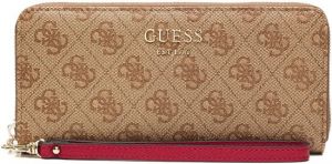 Guess Dámska peňaženka Vikky SLG Large Zip Around brown-bro