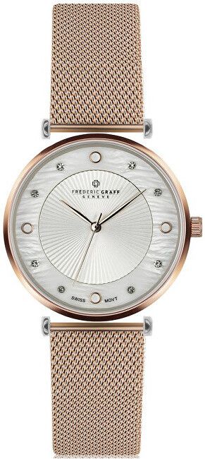 Frederic Graff Rose Jungfrau Lychee Rose gold Mesh FBS-3218
