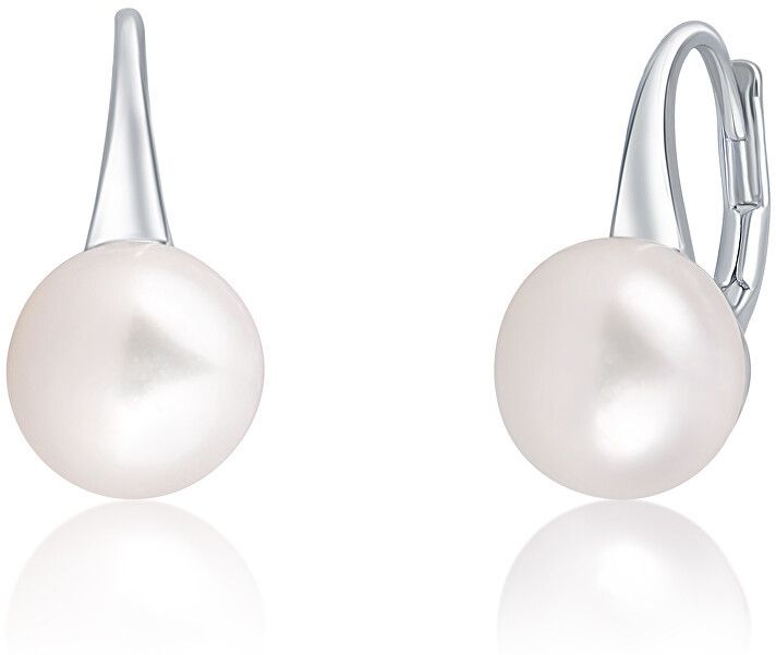 JwL Luxury Pearls Jemné strieborné náušnice s pravou perlou JL0643