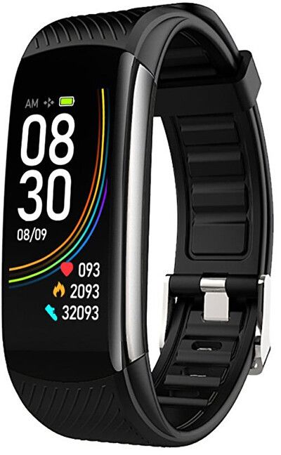 Wotchi Fitness náramok s teplomerom WT10B - Black