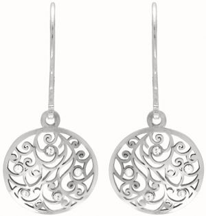 Praqia Jewellery Trblietavé strieborné náušnice NA0861_RH