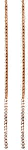 Rosato Dlhé minimalistické náušnice cubic RZO045