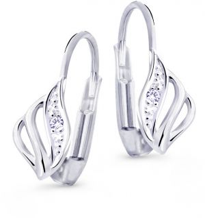 Cutie Jewellery Luxusné náušnice s trblietavými zirkónmi Z8024-50-10-X-2