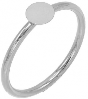 JVD Strieborný minimalistický prsteň SVLR0245XH200 50 mm