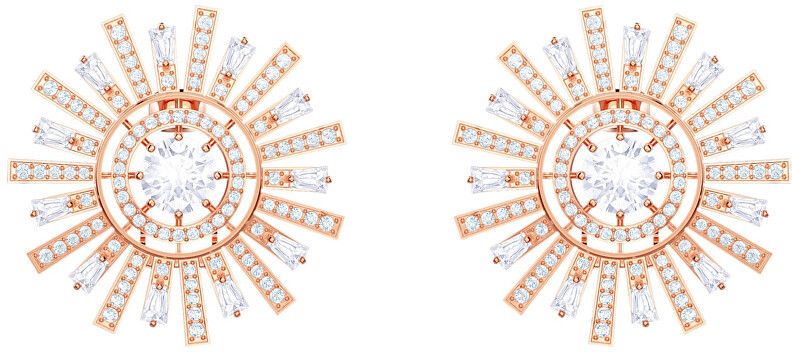 Swarovski Luxusné náušnice s kryštálmi Swarovski Sunshine 5464833
