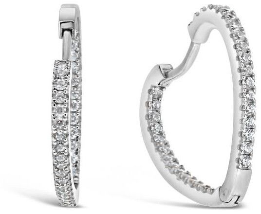 Brilio Silver Romantické strieborné náušnice SILVER029