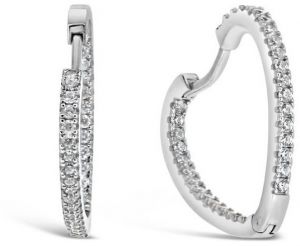 Brilio Silver Romantické strieborné náušnice SILVER029