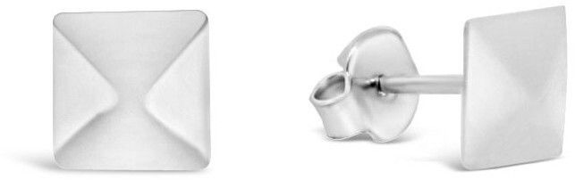 Brilio Silver Minimalistické strieborné náušnice GOLD018