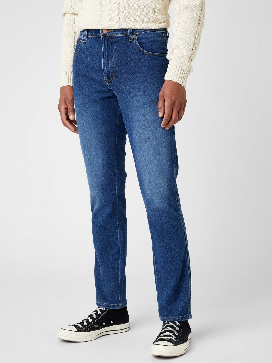 Texas Slim Blue Silk Jeans Wrangler 