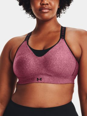 UA Infinity High Hthr Bra-RED Podprsenka Under Armour 