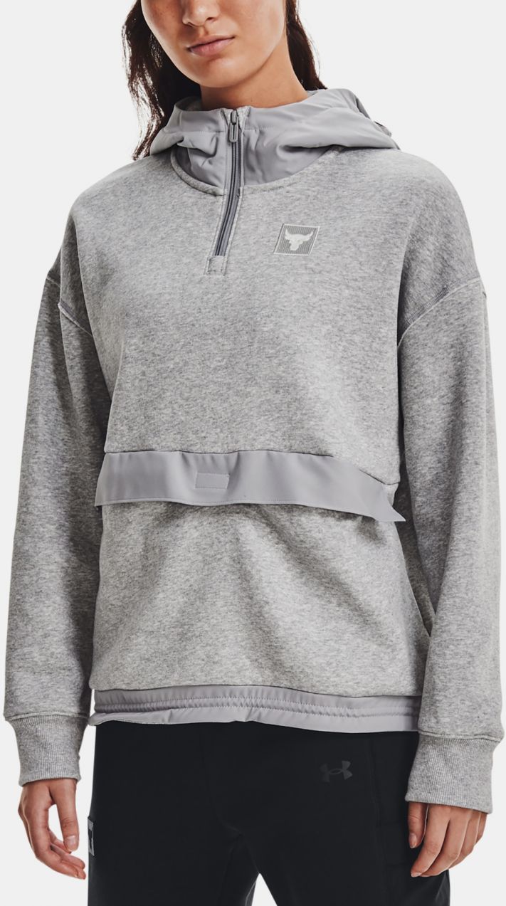 UA Project Rock Fleece 1/4 Zip Mikina Under Armour 