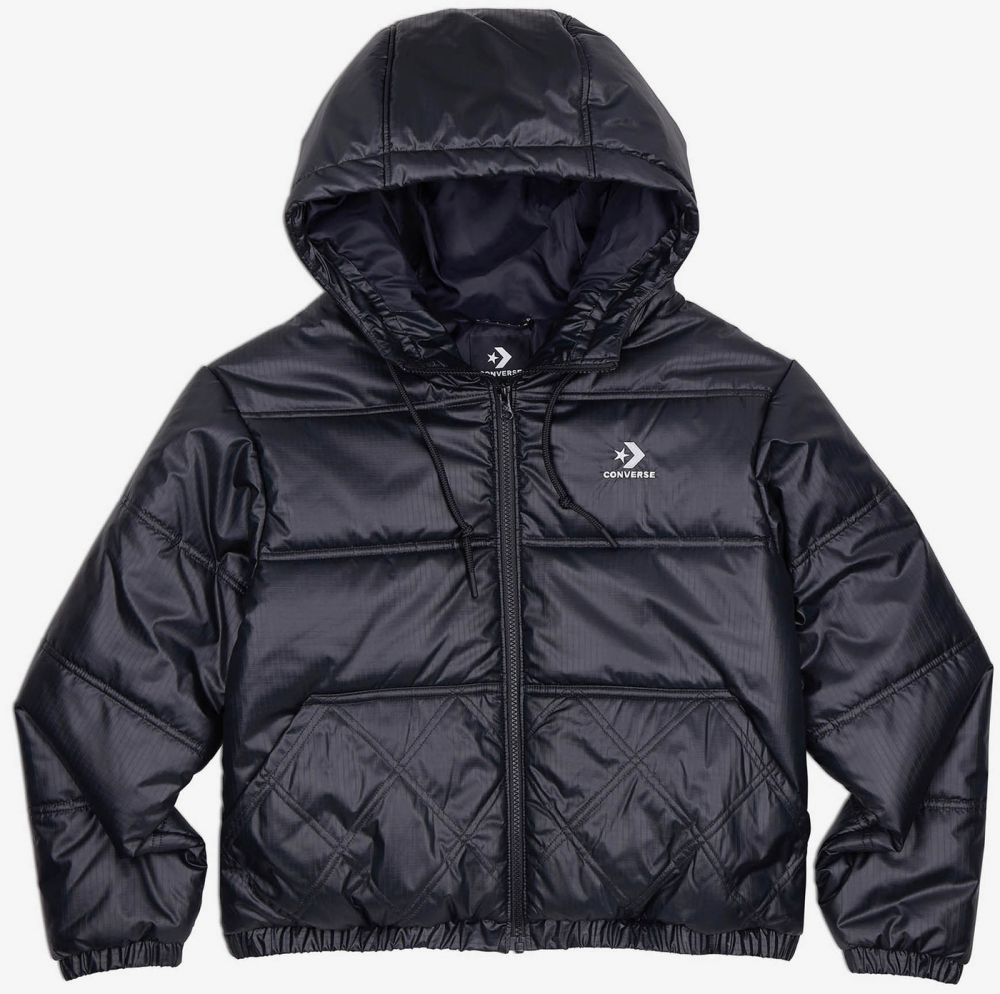Embroidered Puffer Jaccket Zimná bunda Converse 