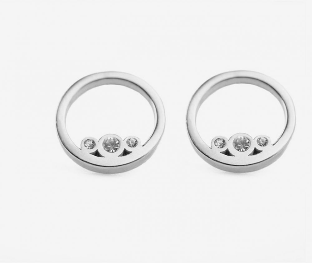 Ringy Silver Náušnice Vuch 