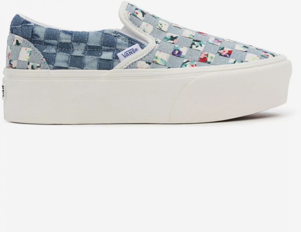 Woven Classic Stackform Slip On Vans 