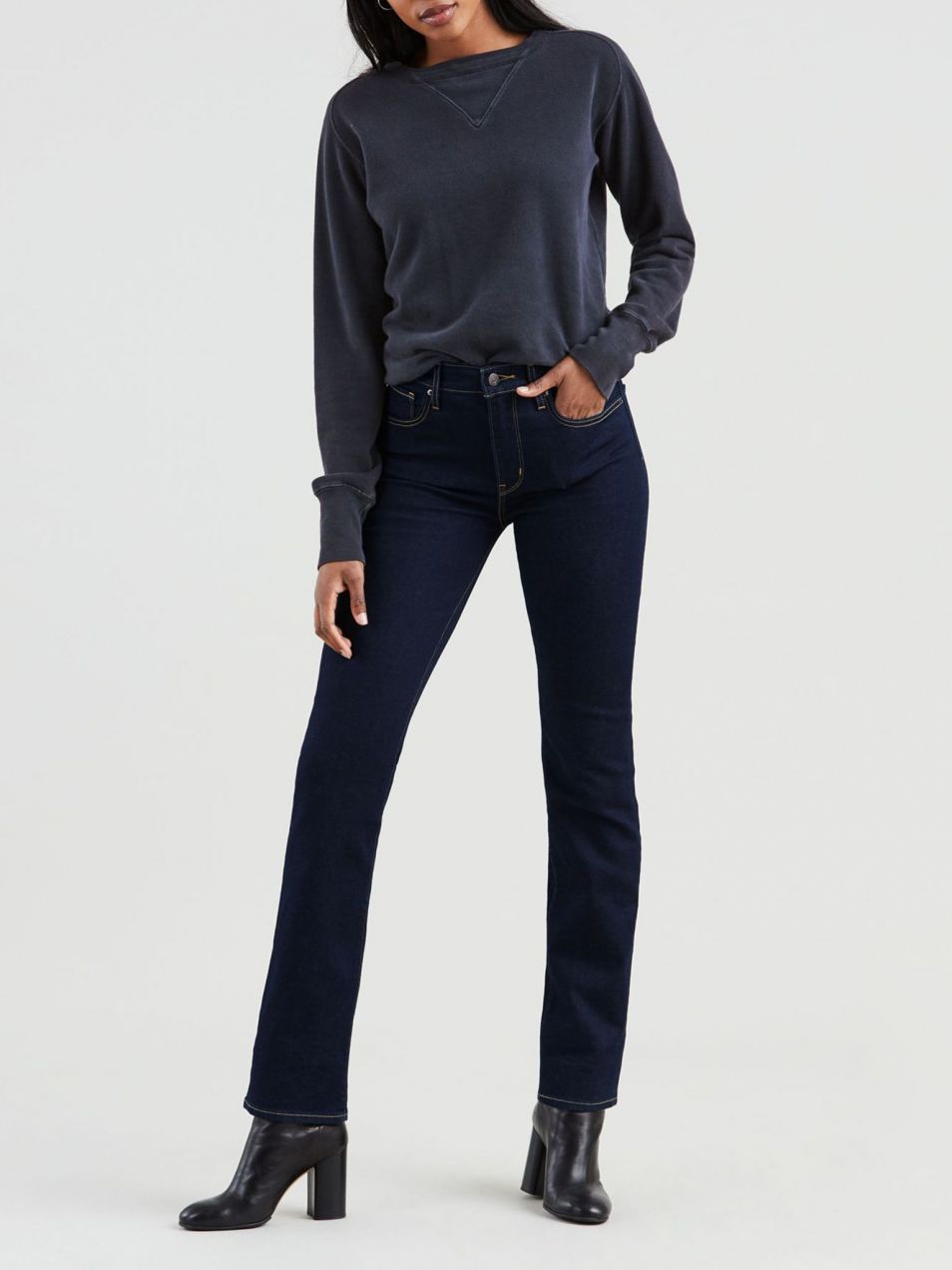 724™ Hight Rise Straight Džínsy Levi's® 