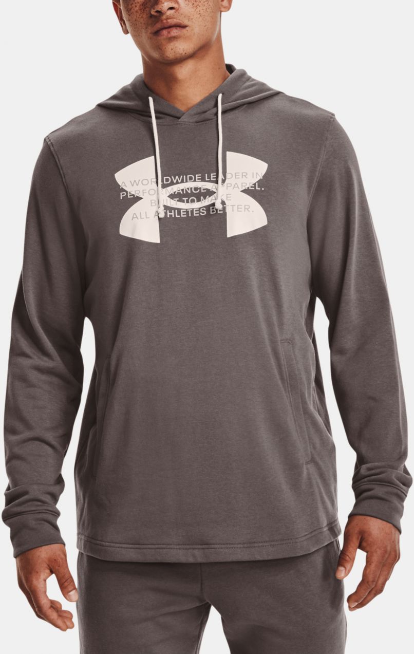 UA Rival Terry Logo Hoodie Mikina Under Armour 