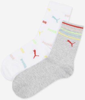 Logo Aop Sock Ponožky 2 páry detské Puma 